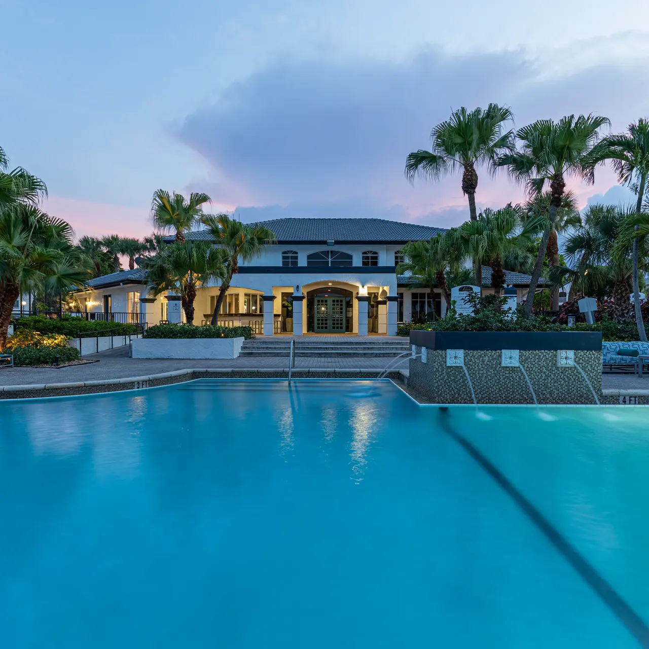 resort style pool