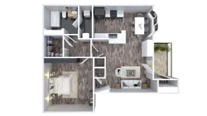 1 Bedroom 1 Bathroom