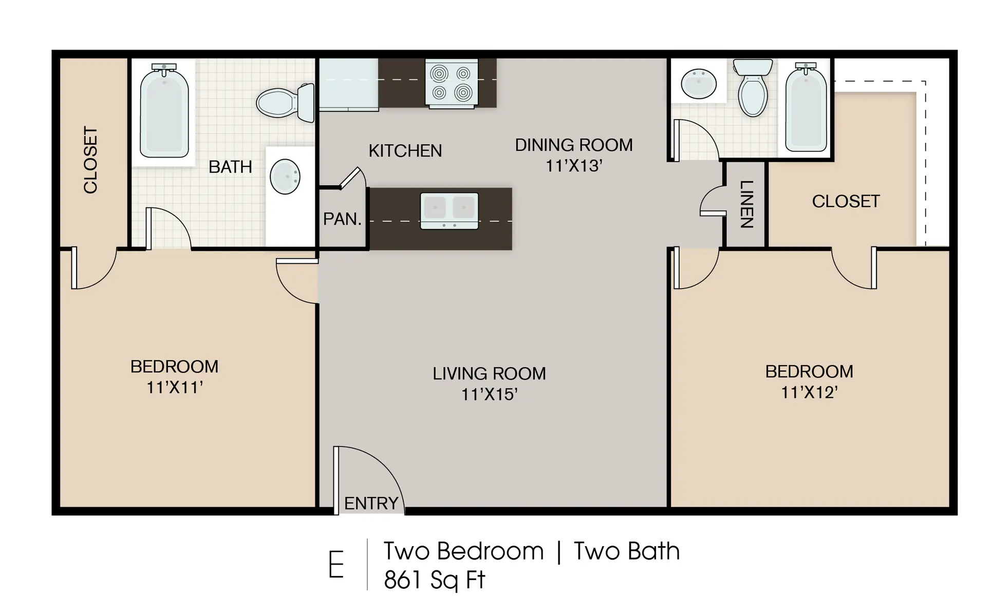 Pearland Village Apartments Pearland Village Apartments - Diagram, Floor Plan, Chart