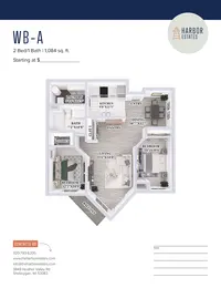 2 Bedroom 1 Bathroom