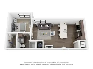 A1 LL (1 Bedroom)