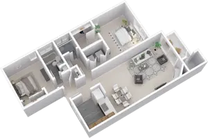 2 Bedroom 2 Bath