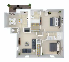 2 Bd/2 Bath (mob2up)