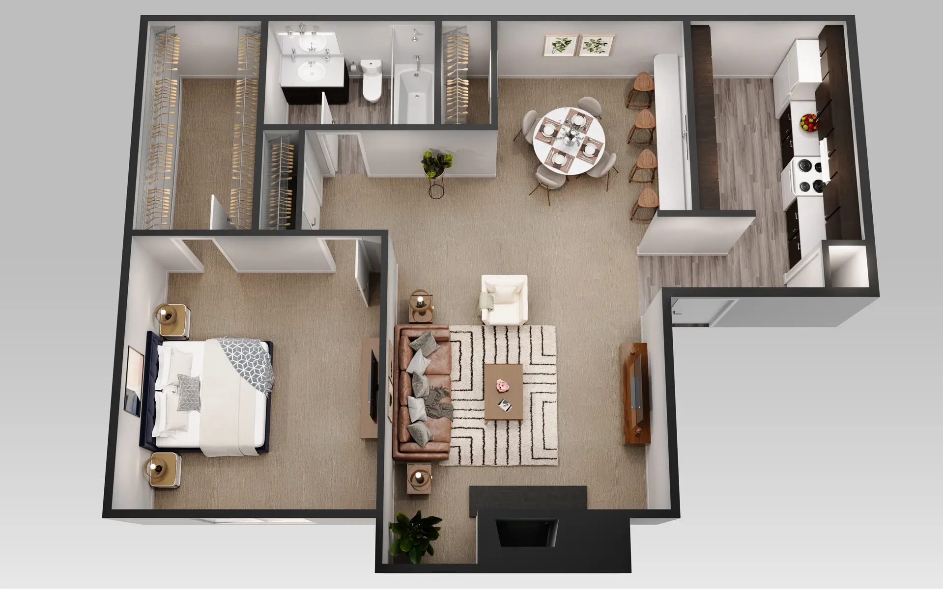 St Croix Apartments - Indoors, Living Room, Interior Design