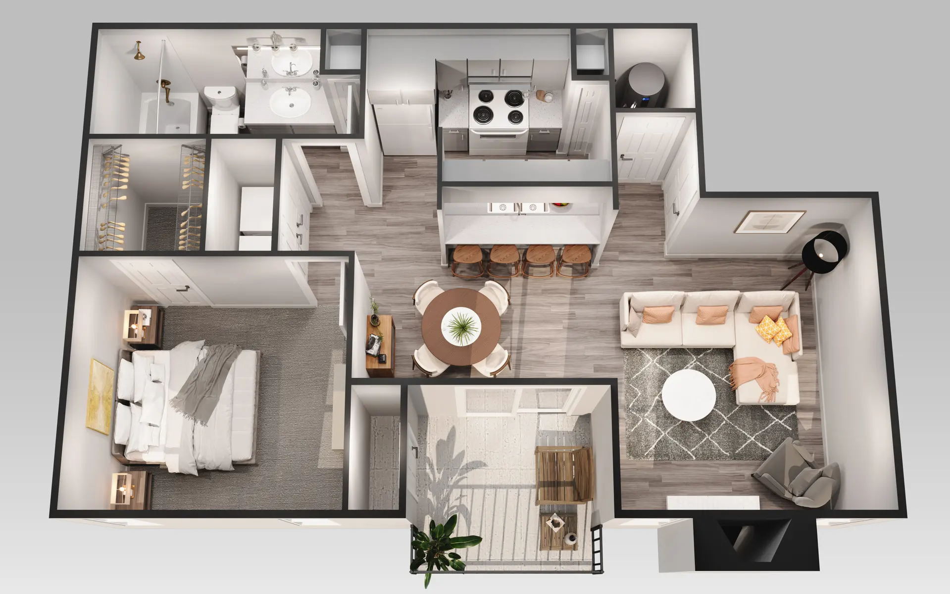 Tuscany Apartments - Indoors, Interior Design