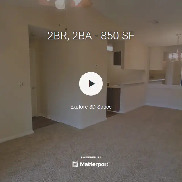 2BR, 2BA - 850 SF 2BR, 2BA - 850 SF