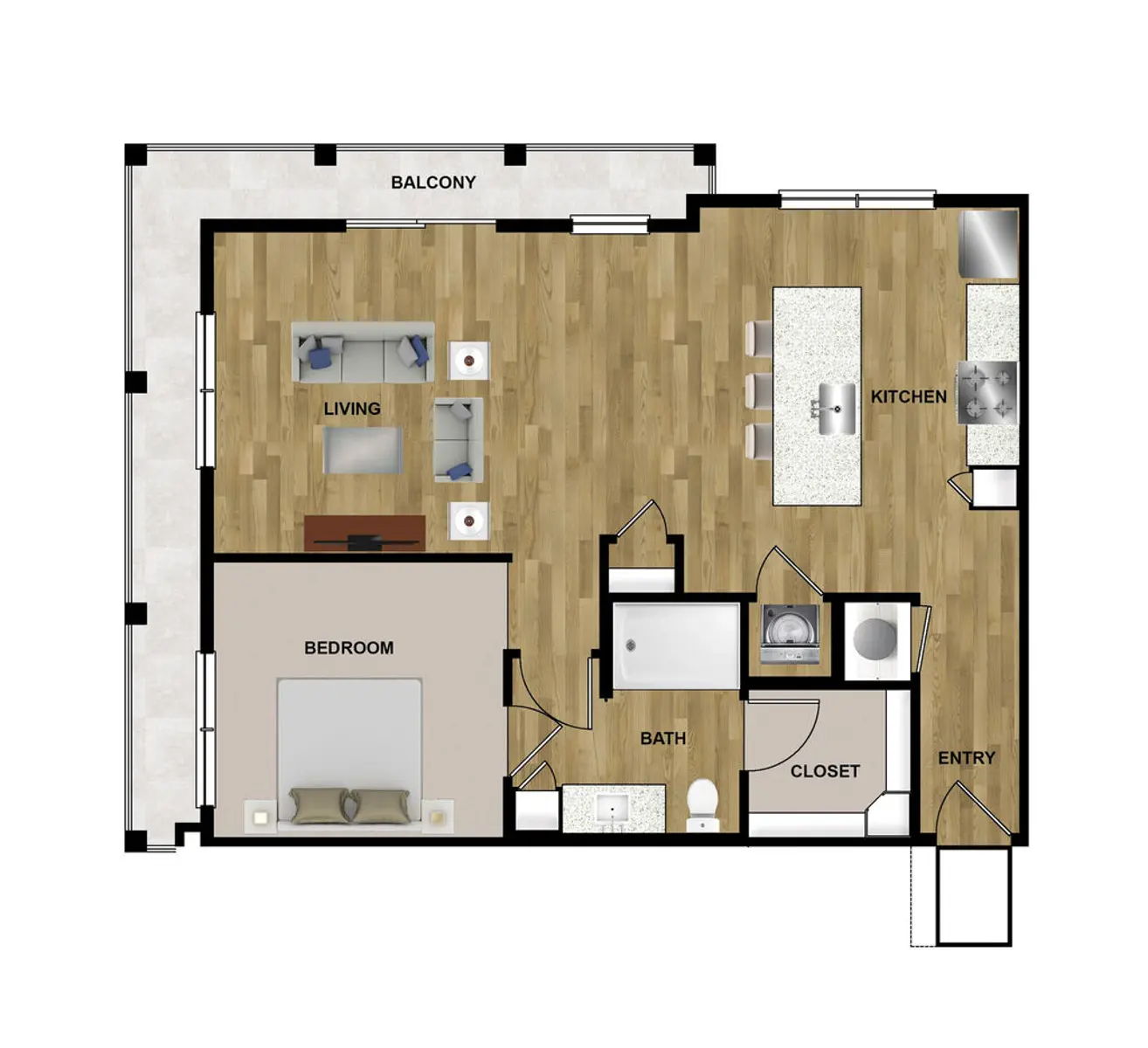 White Oak Highline - Diagram, Floor Plan