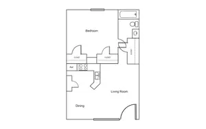 1 Bedroom / 1 Bath