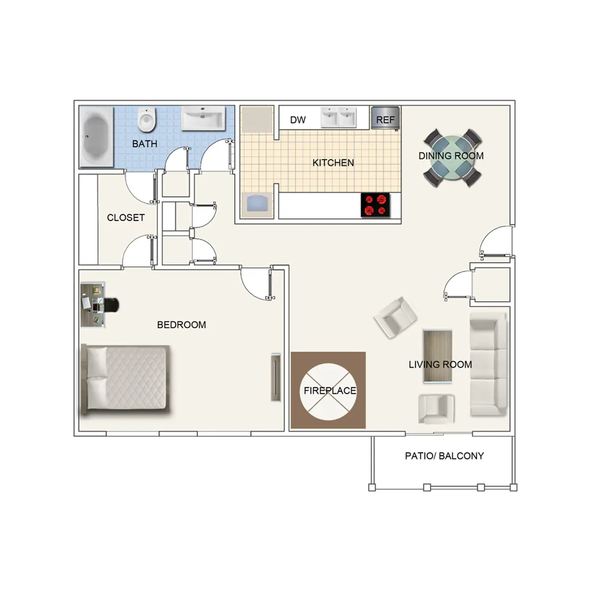 Cross Creek - Floor Plan, Diagram