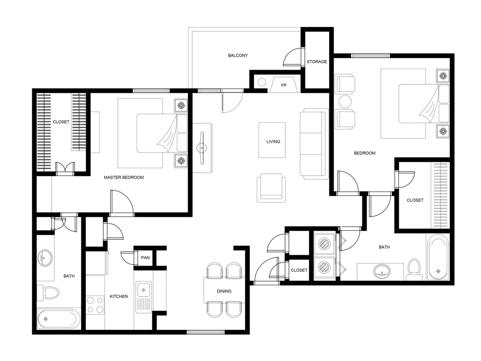 Trinity Heights - Floor Plan, Diagram, Plan
