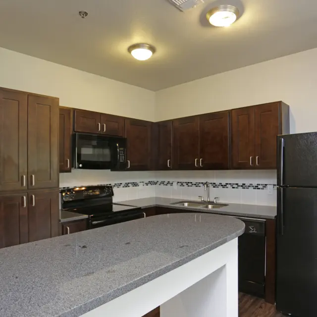 City Center Apartments - Indoors, Kitchen, Interior Design