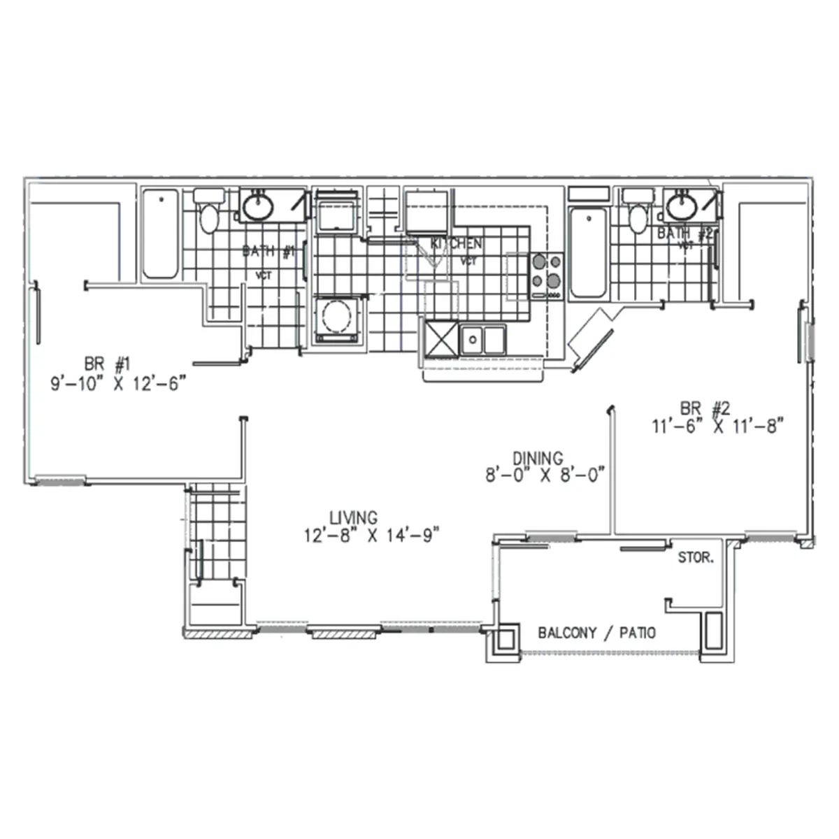 High Meadow Apartments - Diagram