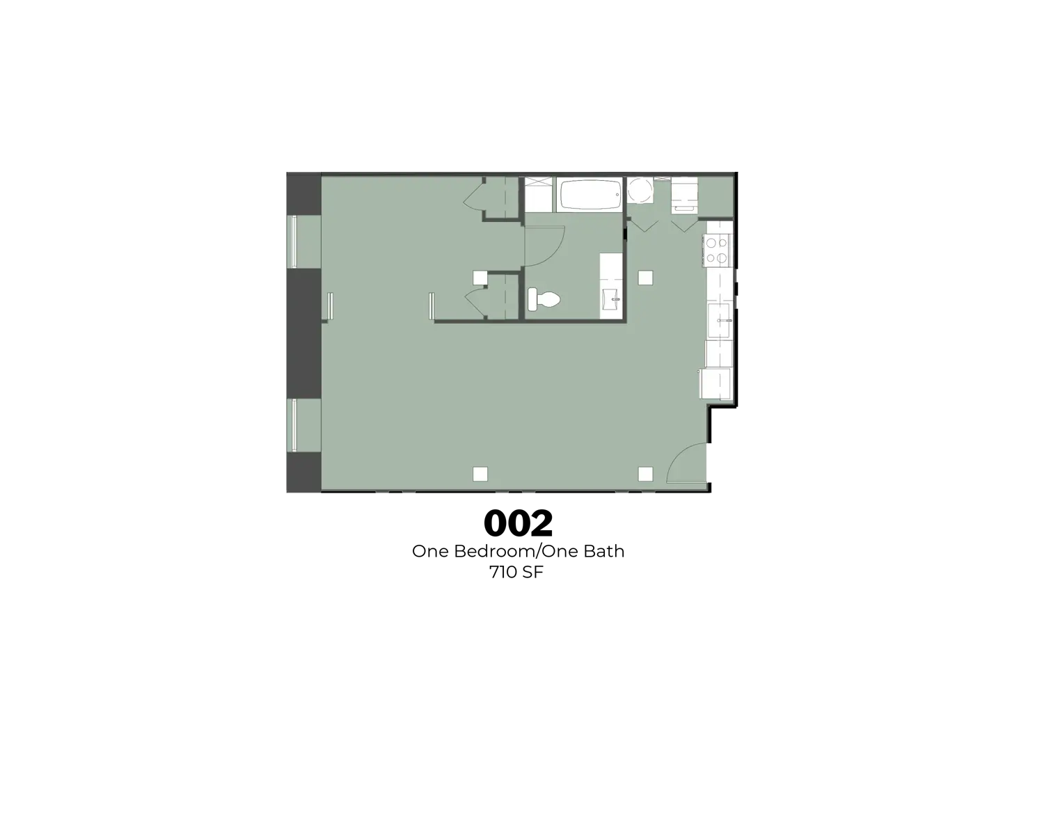 Uneeda Lofts - Diagram, Floor Plan