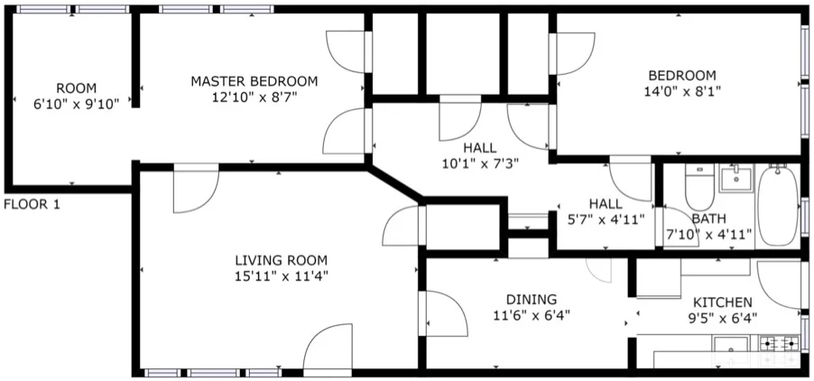 Marquita Court Apartments - Diagram