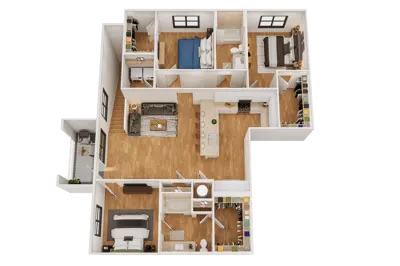 3BR-B + 1 Car Garage 3BR-B + 1 Car Garage