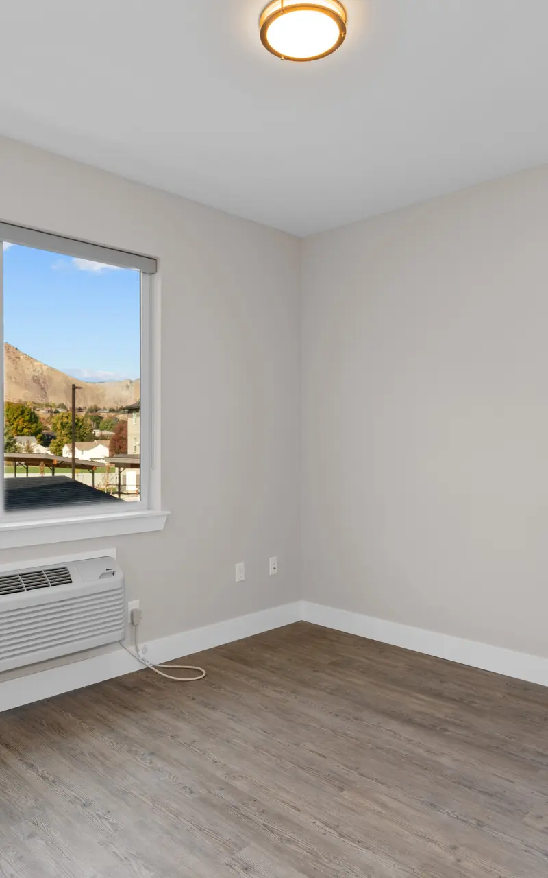 Apartment showcasing breathtaking views of tranquil natural scenery, offering a serene and scenic living experience