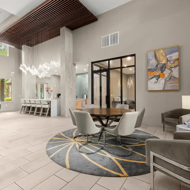 SYNC at Vinings - Our Leasing Center Lobby is home to our Coffee Station + Business Center SYNC at Vinings - Our Leasing Center Lobby is home to our Coffee Station + Business Center