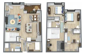 The Empire - 2 BR + Den, 2.5 BA Townhome