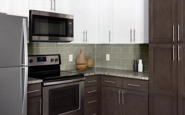 Microwave, Device, Appliance, cabinets, backsplash