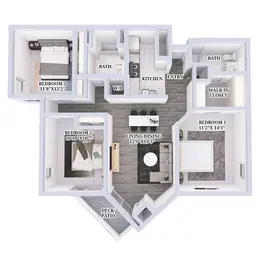 3 Bedroom 2 Bathroom