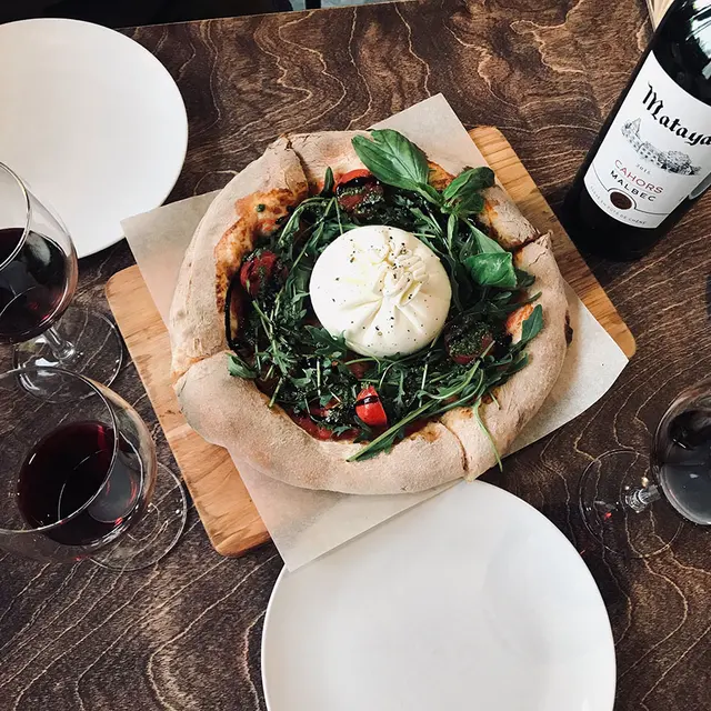 Preserve on Blue Road - Egg, Wine, Glass