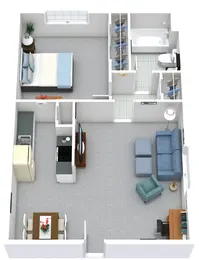 1 Bedroom 1 Bathroom - A1