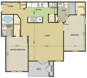 2 BR 60%- Partial Reno
