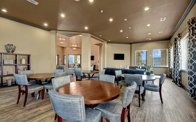 The Azure Apartment Homes - Room, Wood, Chair