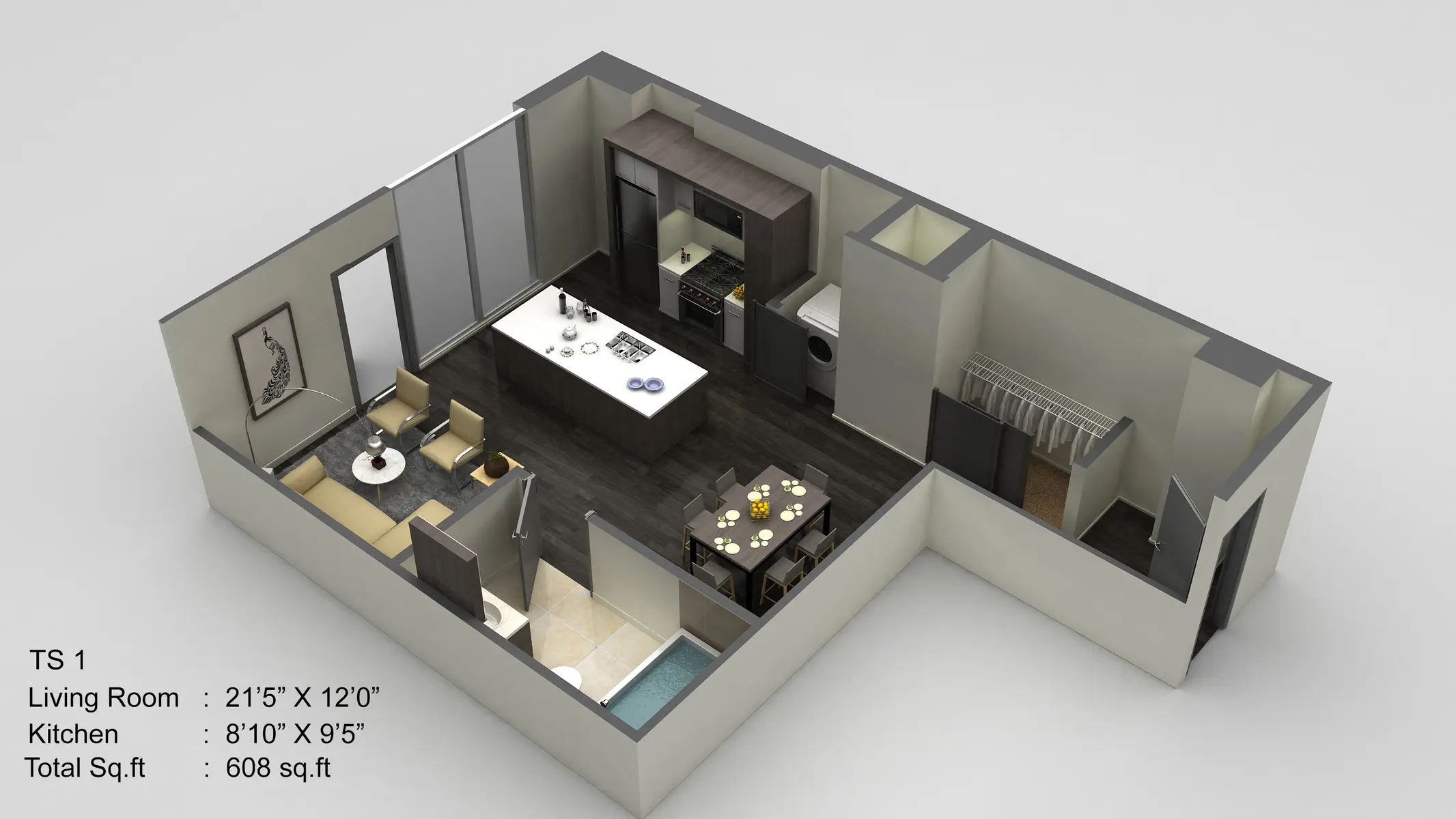 Block17ApartmentsTS13DFloorPlan.jpg Furniture, Table, Building