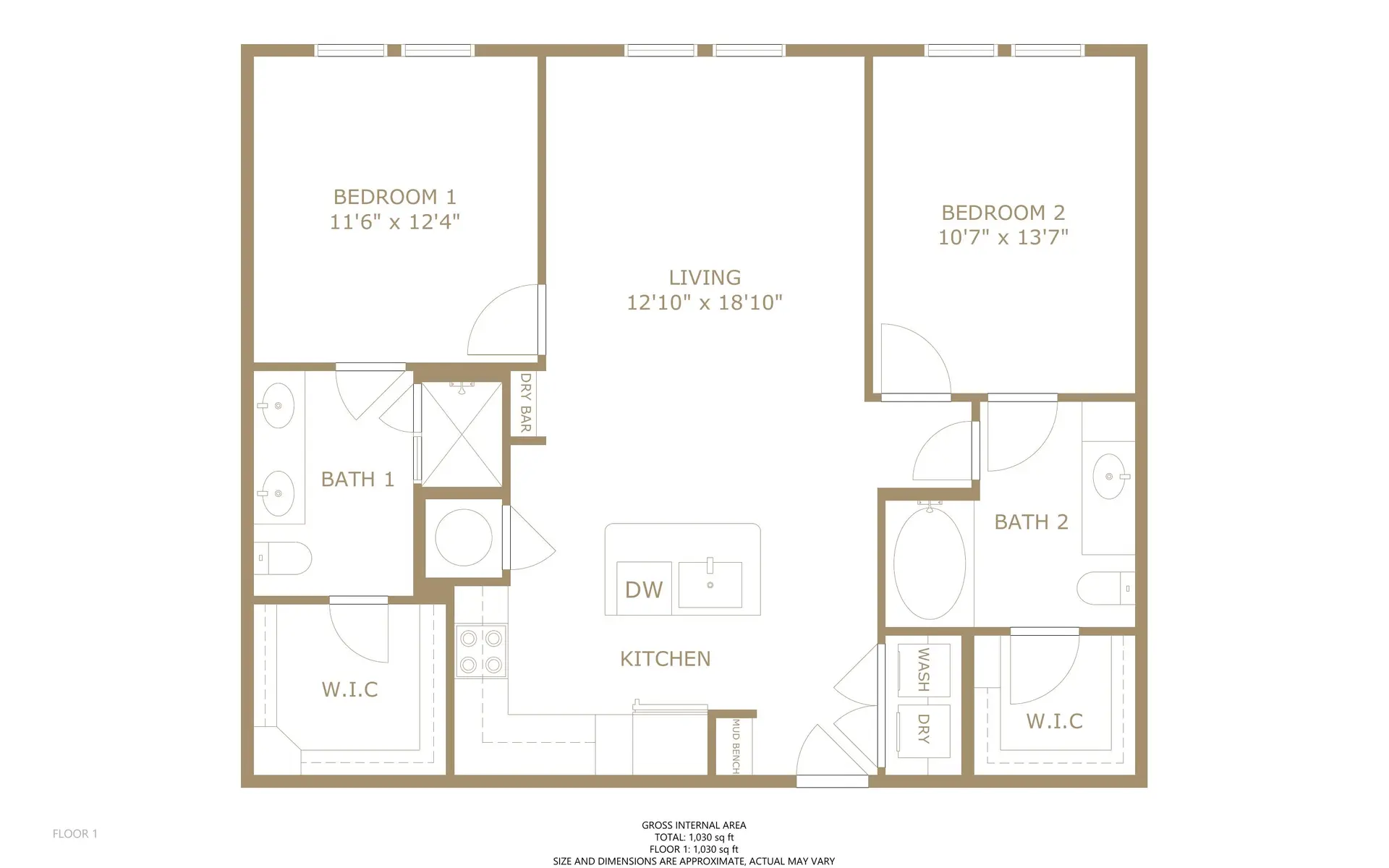 The Cambridge - Diagram, Floor Plan, White Board