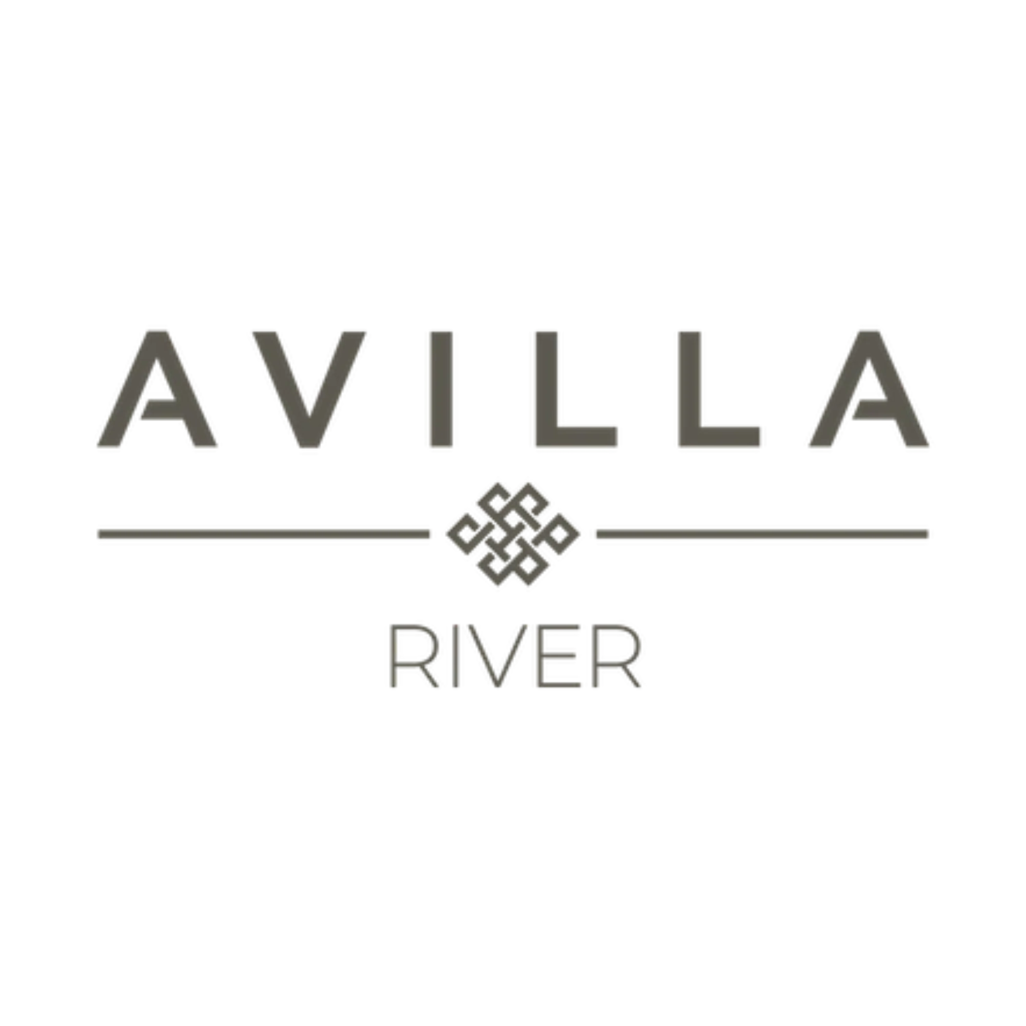 Logo of Avilla River featuring the name 'AVILLA' in bold letters above 'RIVER.'