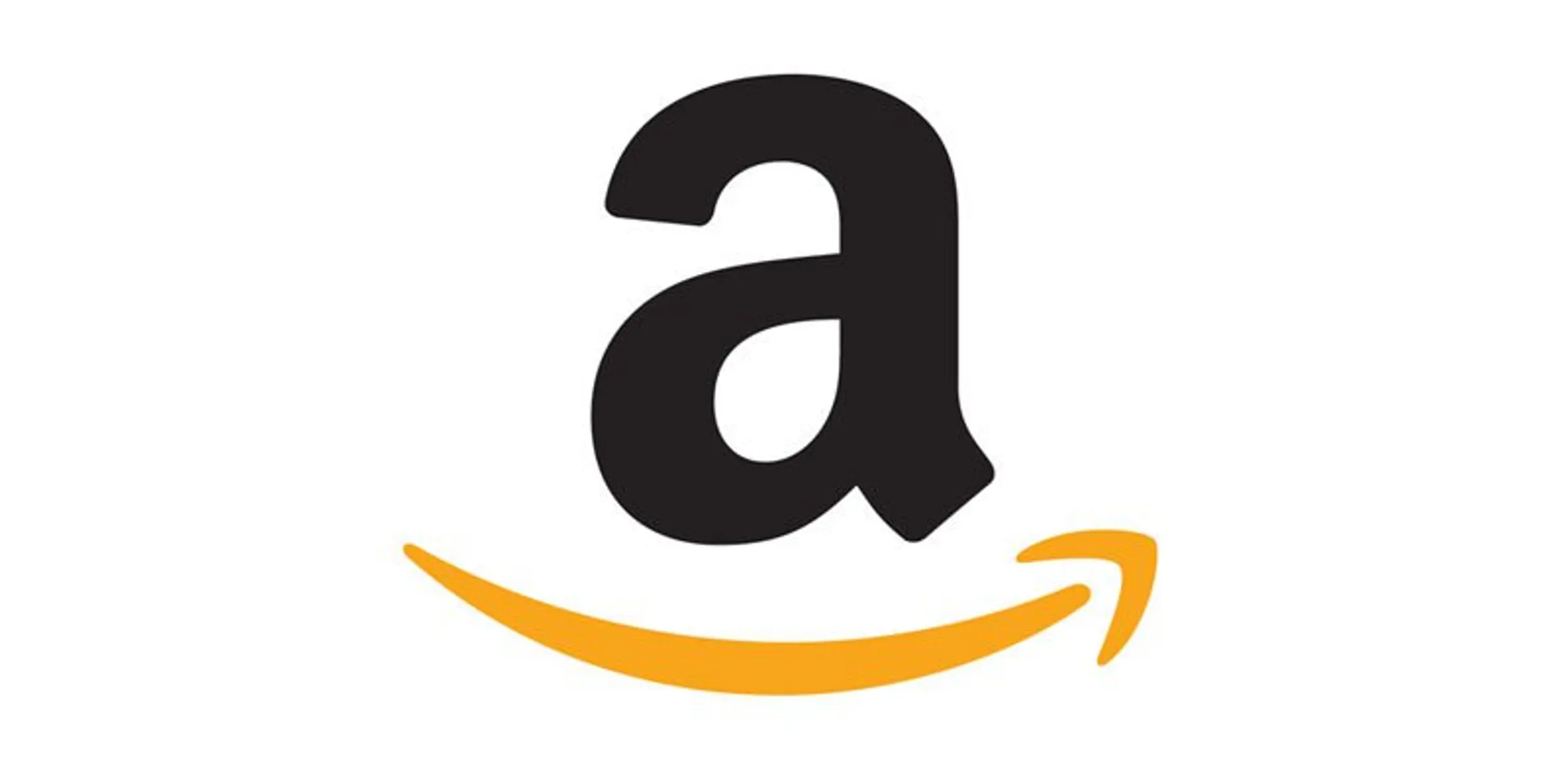 Amazon logo featuring a lowercase 'a' with a curved arrow beneath it.