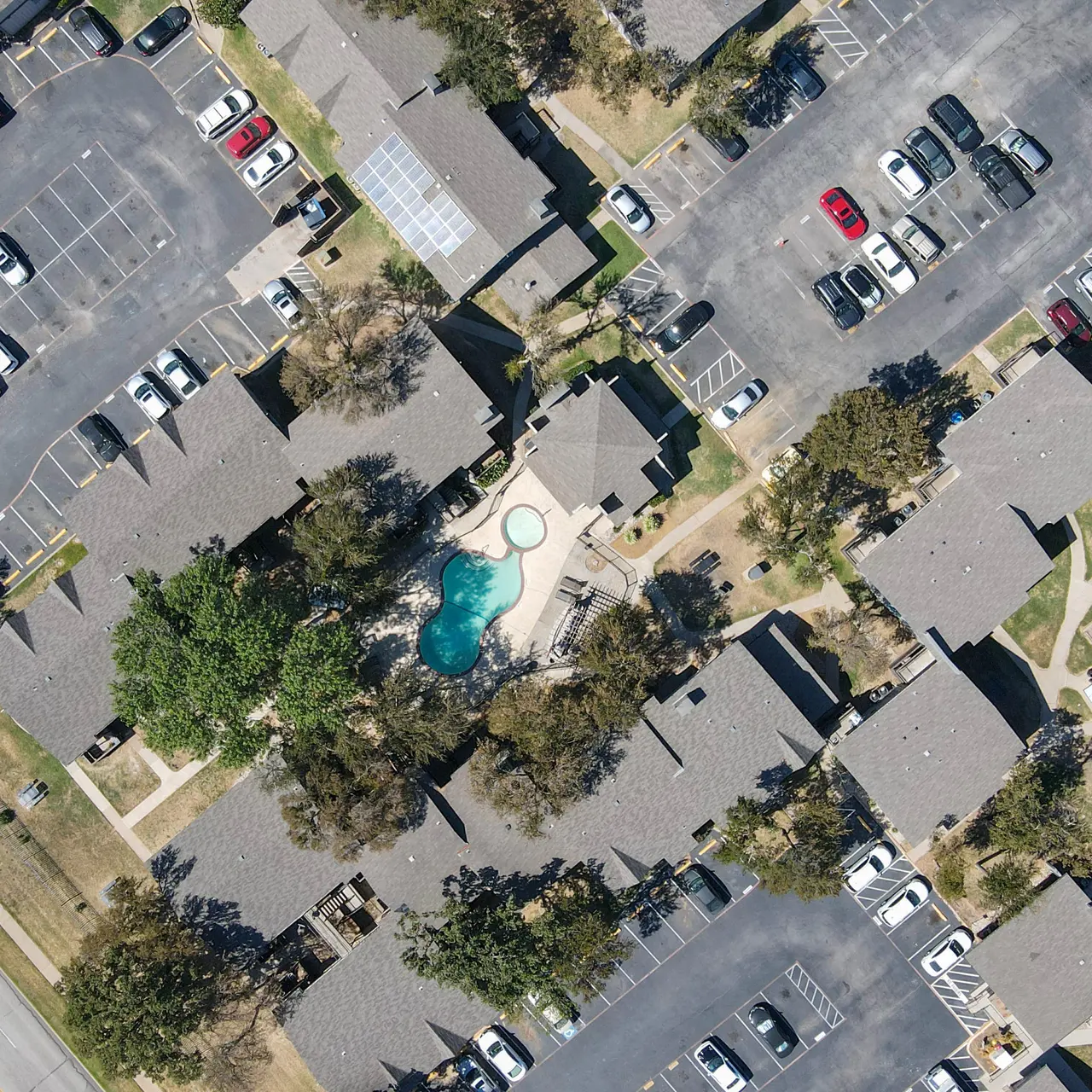 Courtyard of Roses Courtyard of Roses - Building, Outdoors, Suburb
