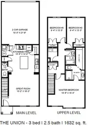 Townhome 3 BR 2.5BA