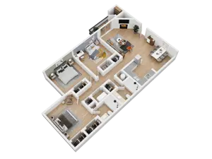 Summer Chase I - 3 Bedroom 2 Bathroom 1C1