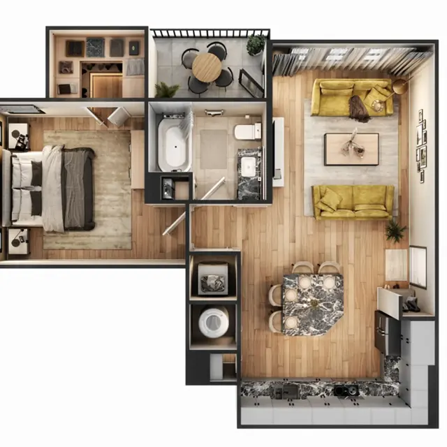 Asbury - Indoors, Interior Design