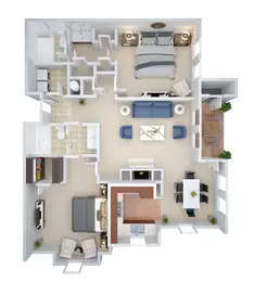 2 Bed/2 Bath (ccb2)