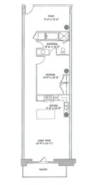 1 Bedroom, 1 Bathroom