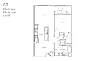 A2 1 Bedroom Renovated