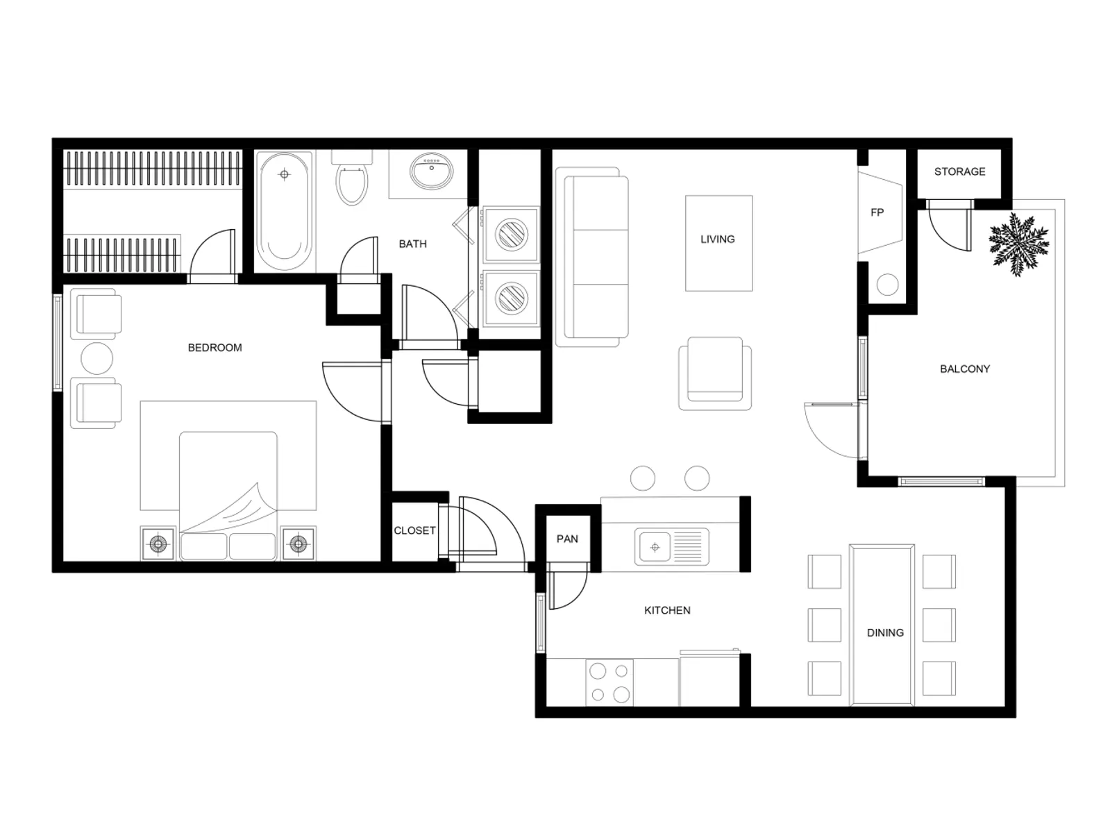 Trinity Heights Trinity Heights - Floor Plan, Diagram