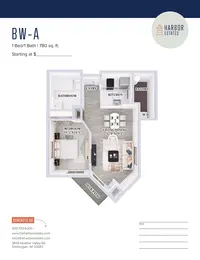 1 Bedroom 1 Bathroom