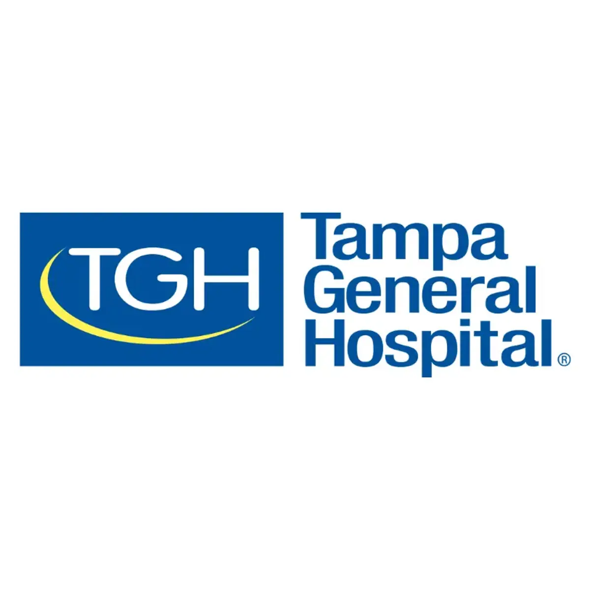 Tampa General Hospital Logo Logo of Tampa General Hospital featuring the letters TGH and the full name