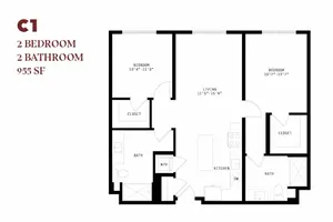 Orlo Two Bedroom C1