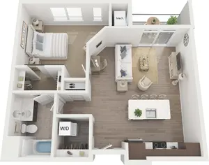 1 Bed 1 Bath