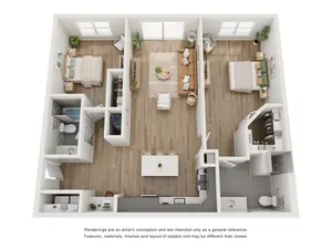 B1 | 2 Bed | 2 Bath
