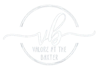 Valore at the Banter Logo Logo for Valore at the Banter, featuring stylized initials 'vb' inside a circular outline.