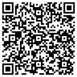 QR Code A black and white QR code with intricate patterns.