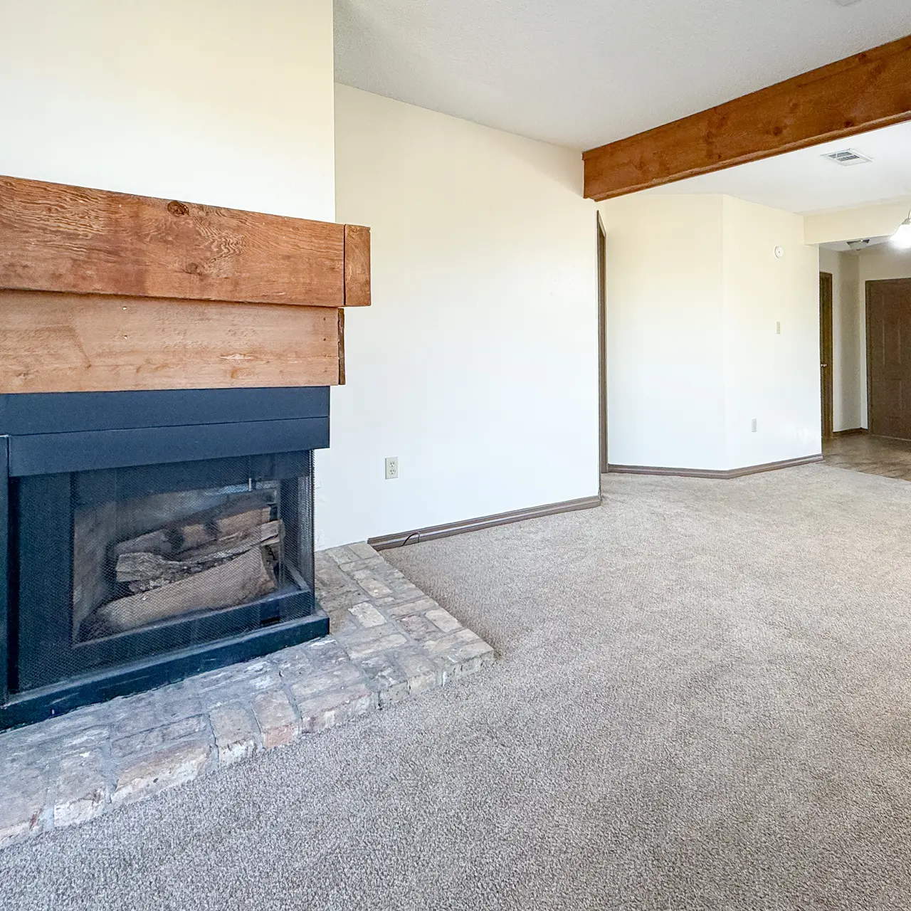Living room, Fireplace, Interior design