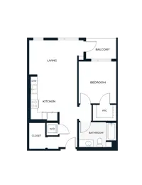 One Bedroom A1
