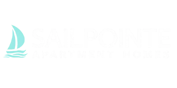 Sailpointe Apartment Homes Logo Logo for Sailpointe Apartment Homes featuring a sailboat graphic and the text SAILPOINTE APARTMENT HOMES.